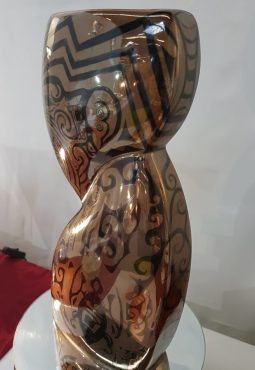 vase-mahori-peinture sur porceleine-Artelier de Joce